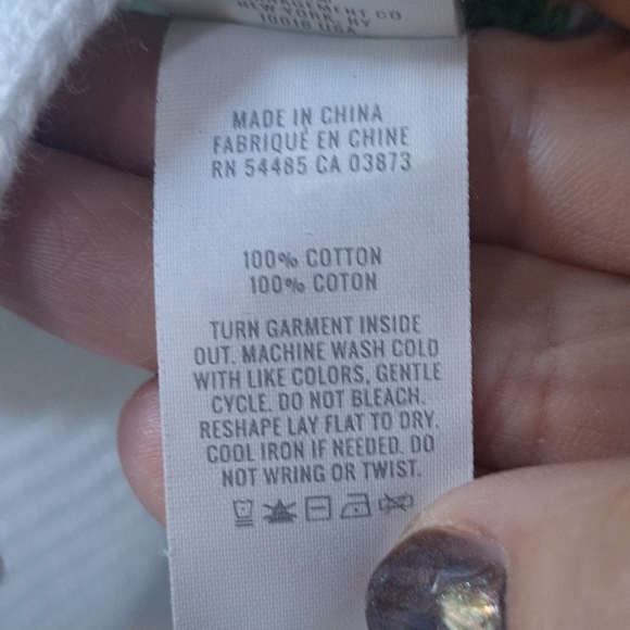 Aerie Womens Green White Striped Half-Zip Sweater Oversized Size S - Picture 5 of 6